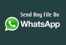 Send Any File On Whatsapp