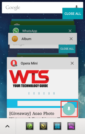Use Screen Pinning Feature