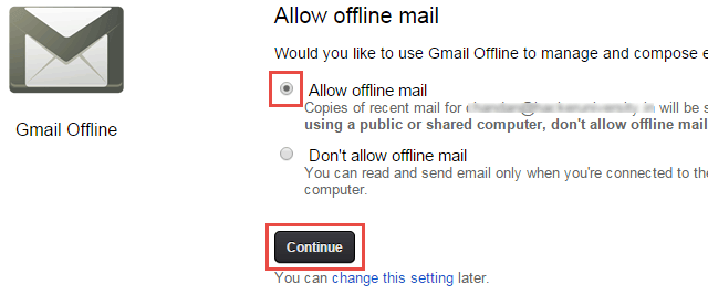 Access Gmail Mail without Internet