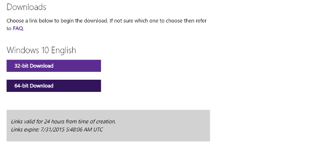 Download Windows 10 ISO