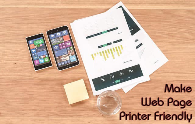 How to Make a Web Page Printer Friendly