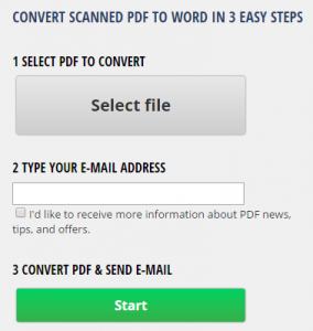 if i scan in pdf document how do i convert it to word to edit them