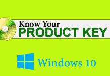 Know Your Windows 10 Product Key