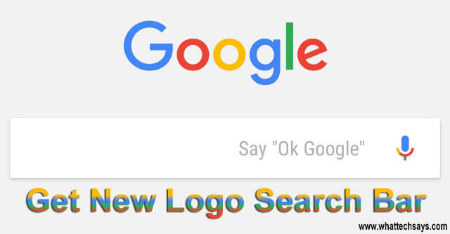 How to Get New Logo Google Search Bar on Android (4.1+)