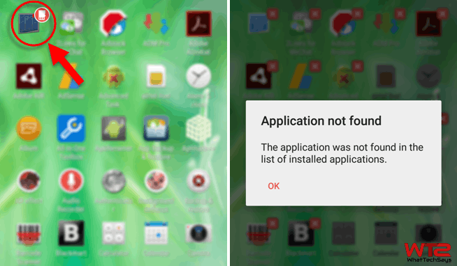 How To Fix Application Not Found Error In Android