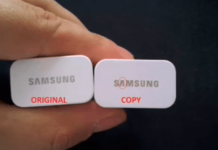 Original vs Fake Samsung Charger