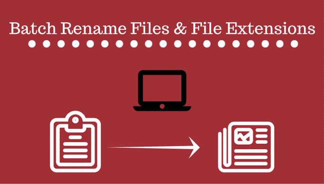 batch rename file extension