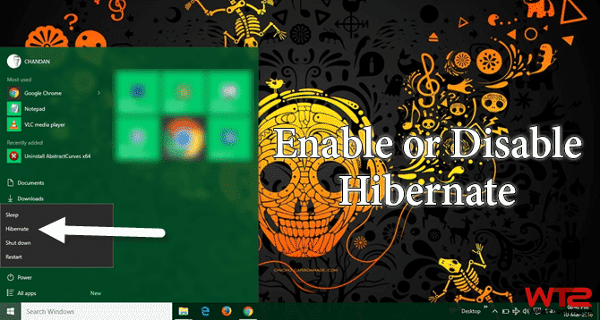 Enable and Disable Hibernate in Windows 10