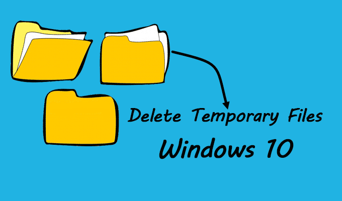 delete temporary files