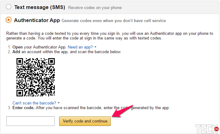 ENABLE AMAZON TWO-STEP VERIFICATION WITH AUTHENTICATOR APP