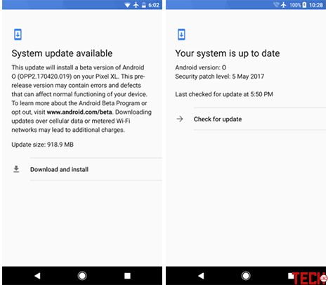 Install Android O Public Beta