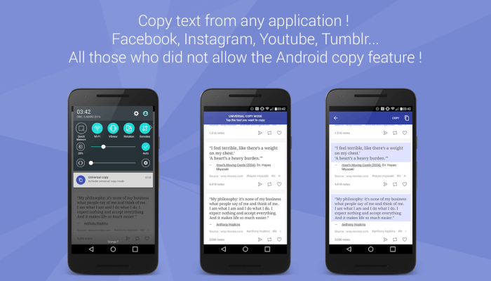 Copy Unselectable Text from any Android App