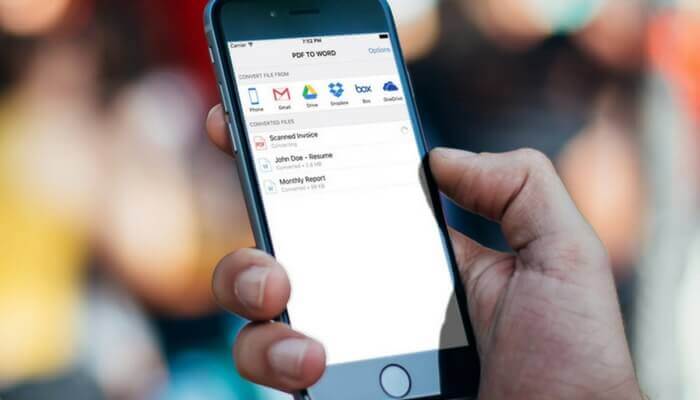 PDF to Word Conversion App for iOS