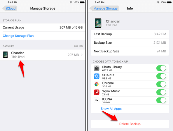 How to Delete Old iCloud Backups on iPhone or iPad