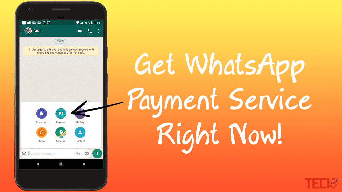 Get WhatsApp Payment Feature