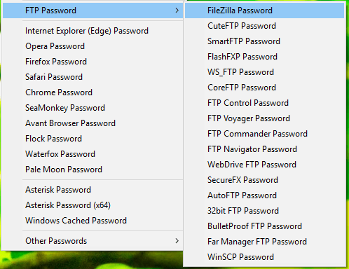 Retrieve Passwords Saved in Web Browsers and FTP Clients