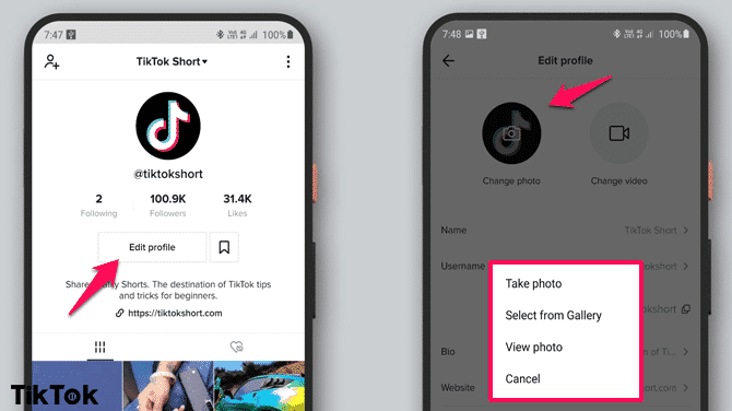 How to Change TikTok Profile Picture